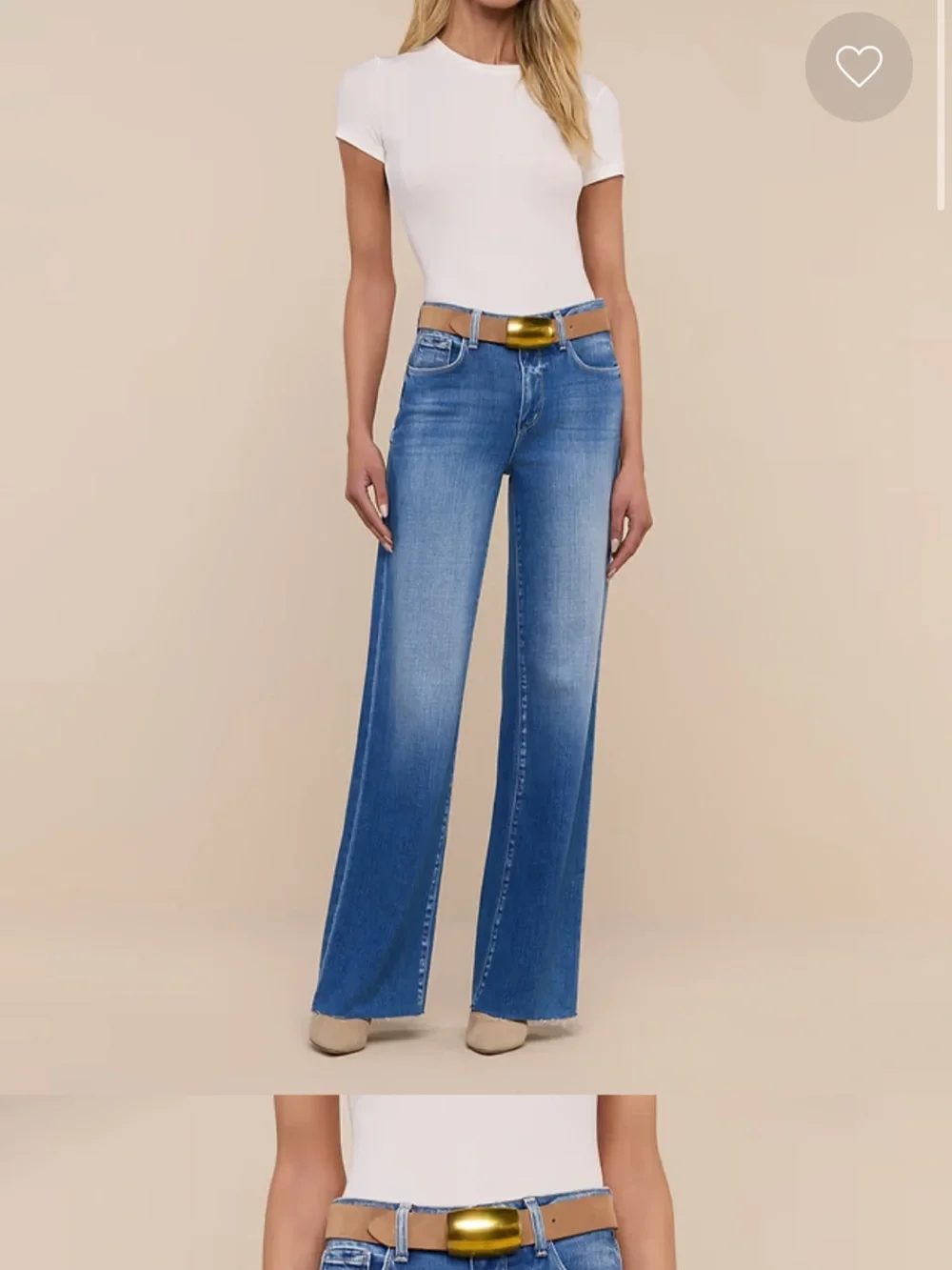 L’Agence Scottie Wideleg jean